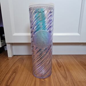 Starbucks Purple and Blue Swirl Tumbler